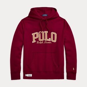 NWT Polo Ralph Lauren Men's Small Size The RL Fleece Logo Pullover Hoodie